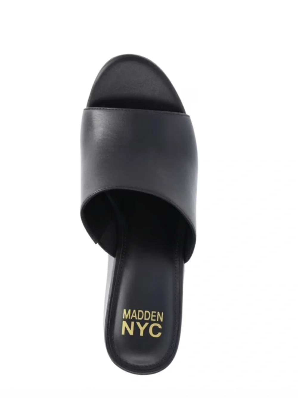Madden NYC Women's Black Boho Wedge Sandal